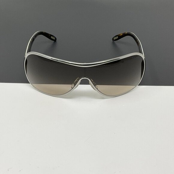 Ralph Lauren Shield Sunglasses RA 4078 102/13 125 Light Silver Brown Gradient main image 5